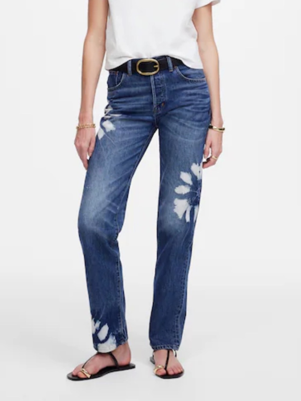 Madewell the dean Easy Straight Jeans